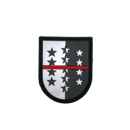Badge Cantons "Thin Red Line Switzerland"