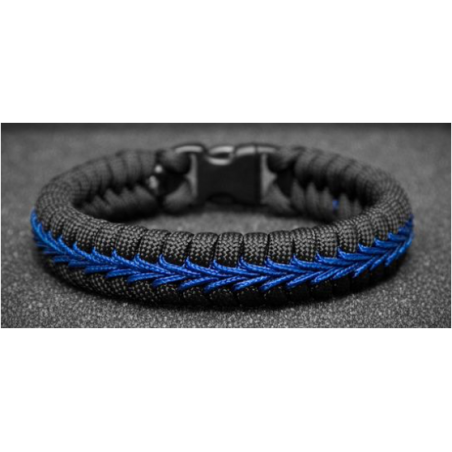 Bracelet en V "Thin Blue Line"