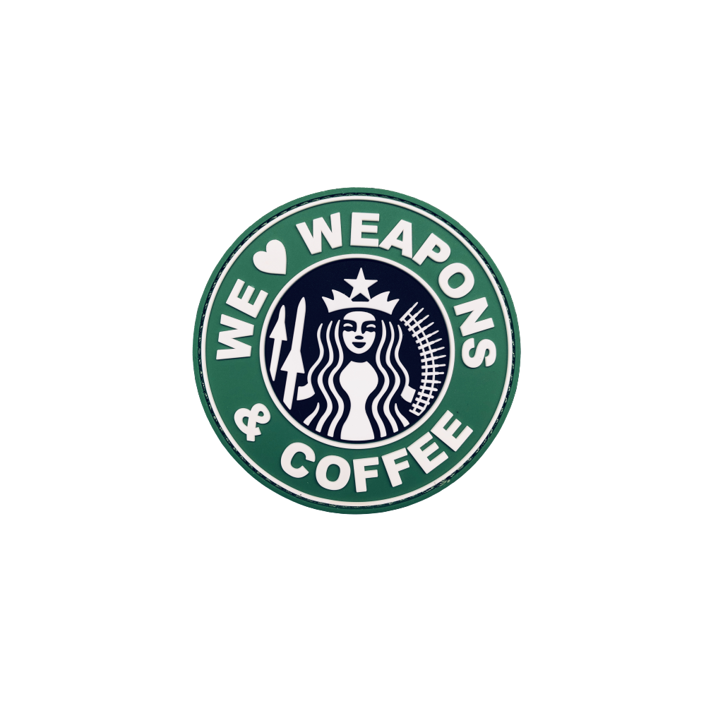 Badge WEAPONS & COFFEE