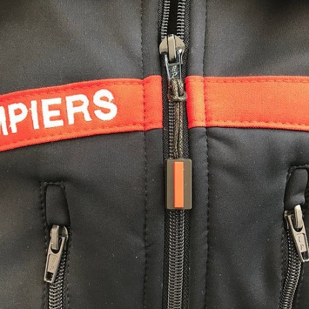 Zip tag "Thin Red Line" - 3x