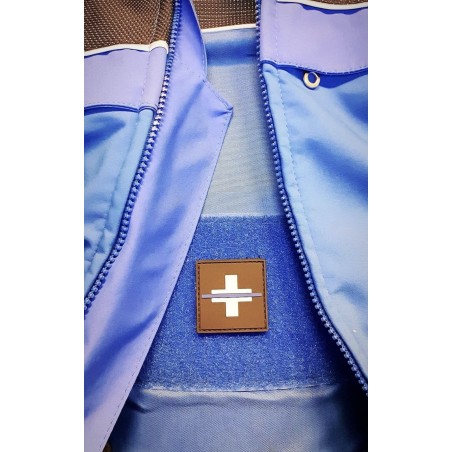 Originalabzeichen farbig "Thin Blue Line Switzerland"
