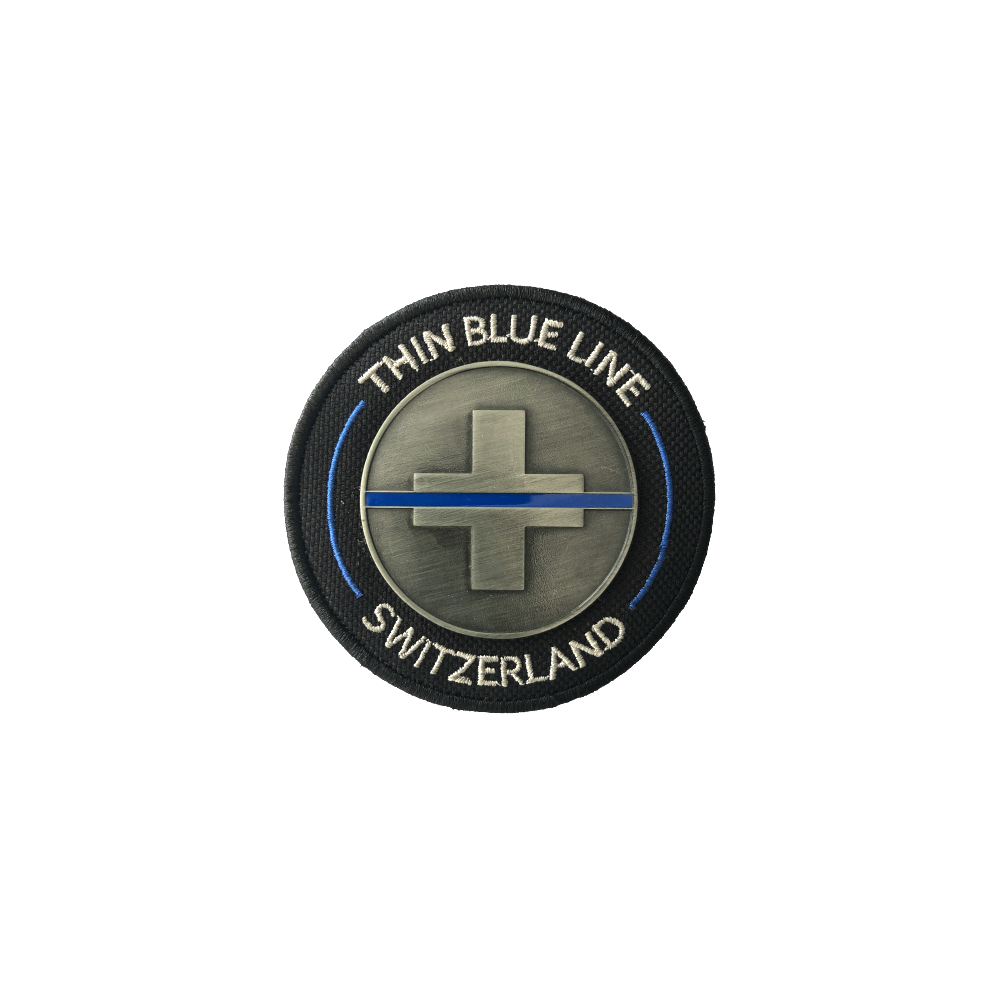 Badge Iron "Thin Blue Line...