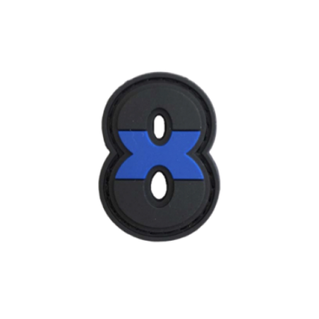 Badge 8 "Thin Blue Line"