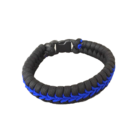 Armband in V "Thin Blue Line"