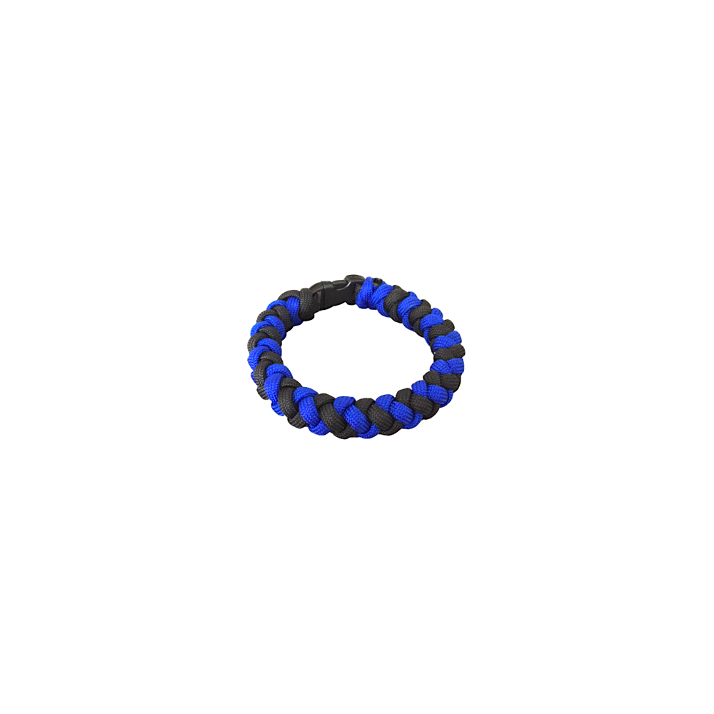 Bracelet tressé "Thin Blue...