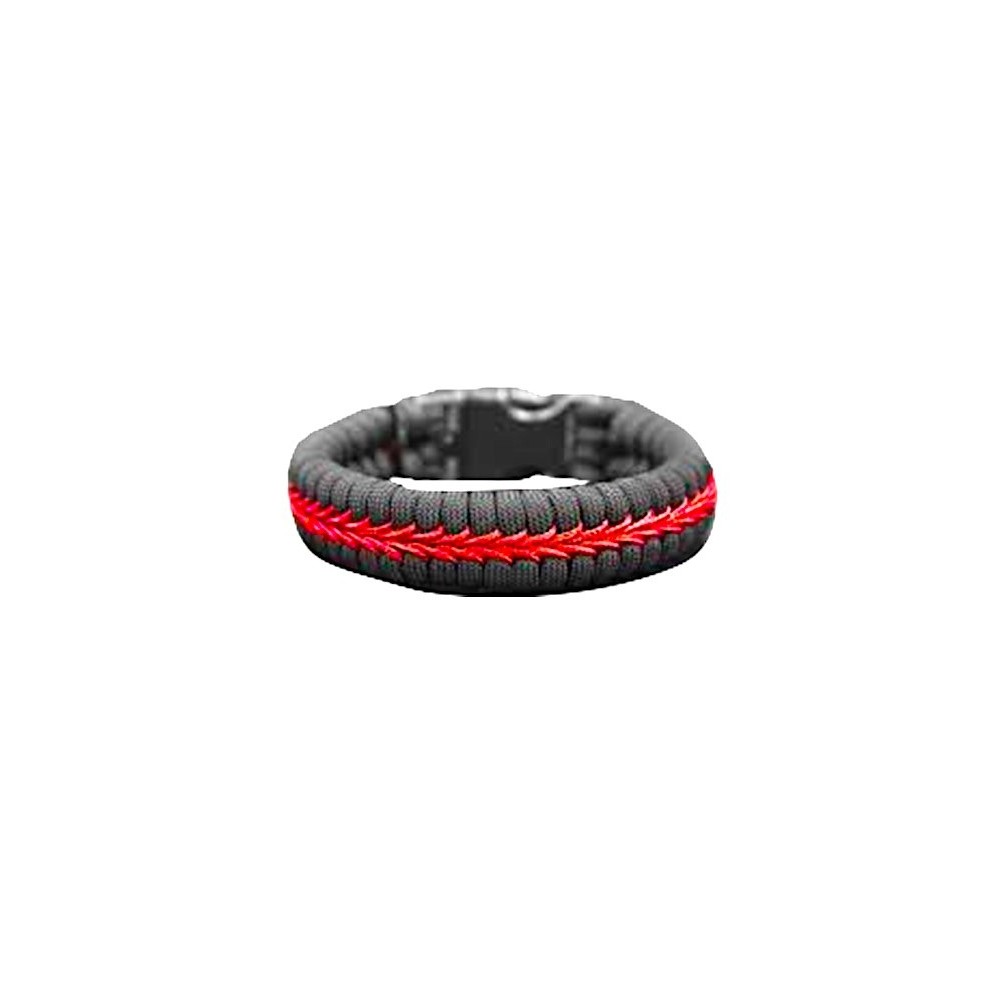 Bracelet en V "Thin Red Line"