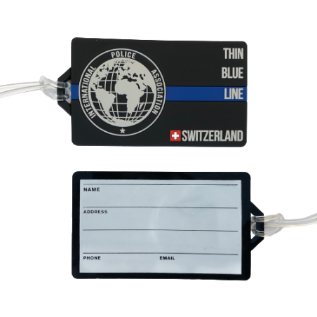 Luggage tag IPA - Thin Blue Line Switzerland