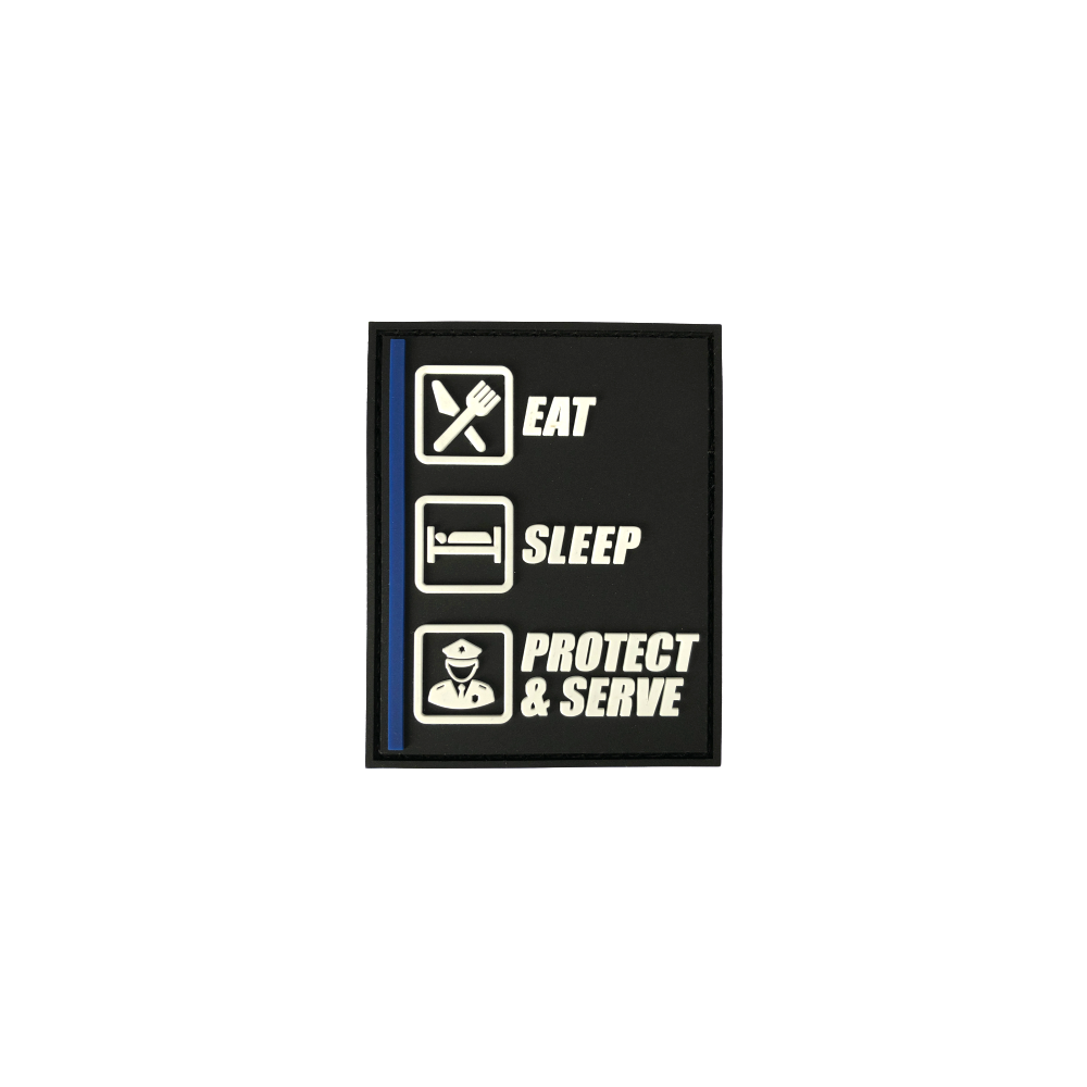 Badge Eat - Sleep - Protect...