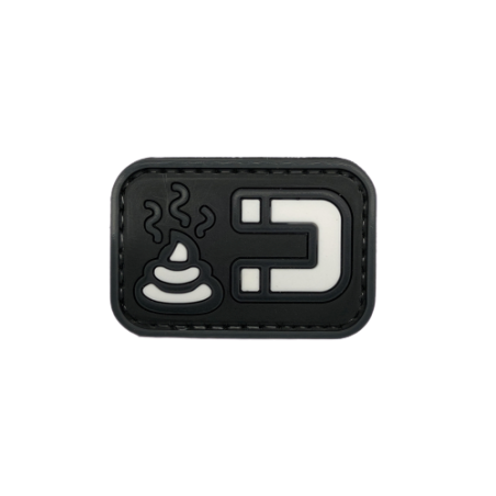 Badge SHIT MAGNET - PVC