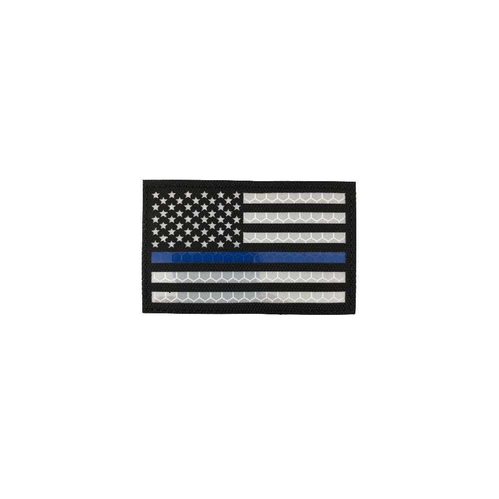 Badge IR "Thin Blue Line USA"