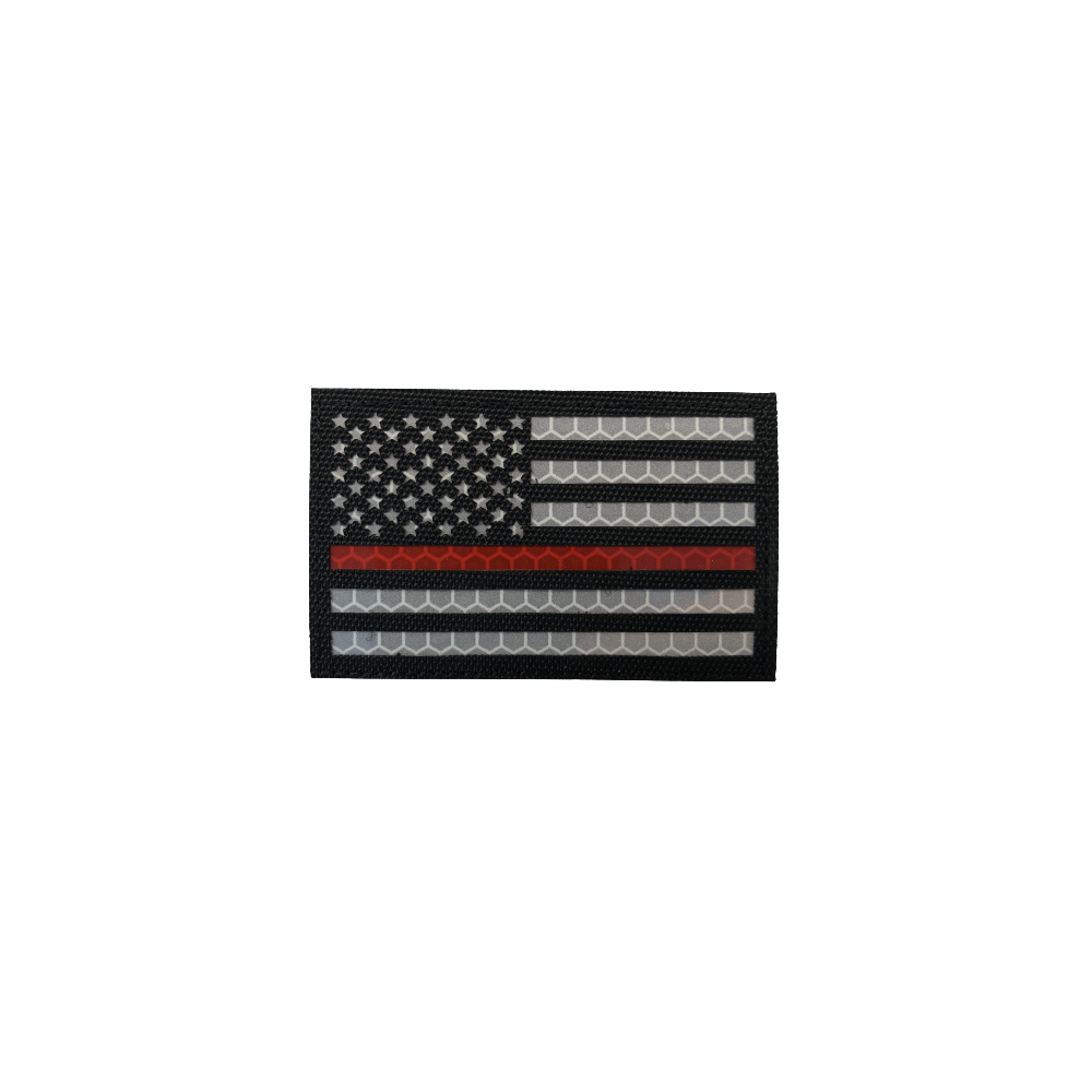 Badge IR "Thin Red Line USA"