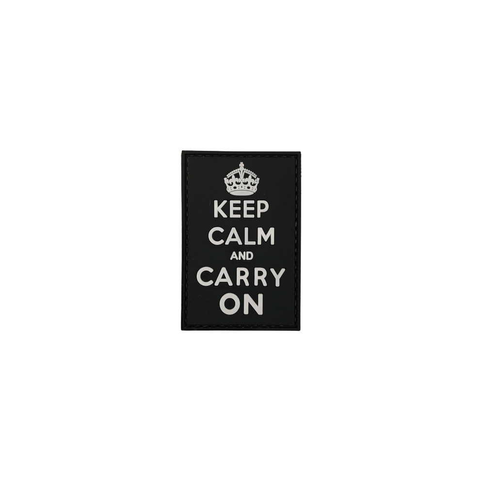 Abzeichen KEEP CALM & CARRY ON