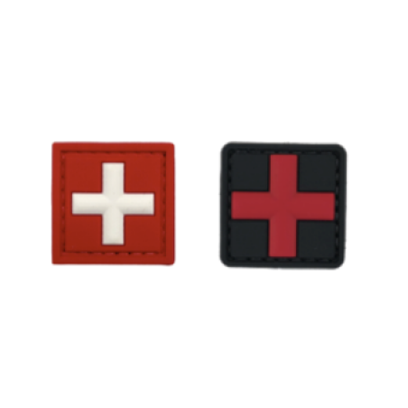 Badge Medic Cross - 3x3 cm