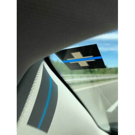 Auto Vignette "Thin Blue Line Switzerland"