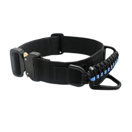 Collier Tactique K9 "Thin Blue Line" by Oenk9