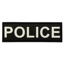 Badge POLICE - Noir