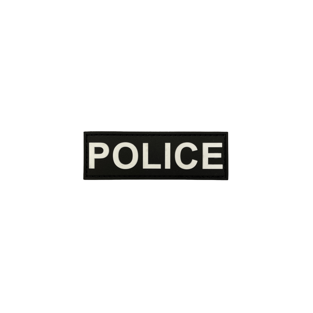 Badge POLICE - Noir