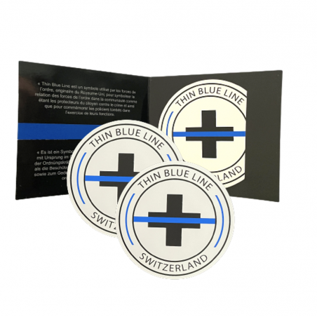 Drop Stop "Thin Blue Line Switzerland"
