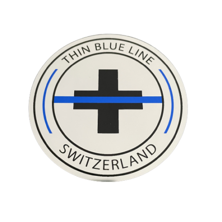Drop Stop "Thin Blue Line Switzerland"