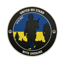 Abzeichen UNITED WITH UKRAINE