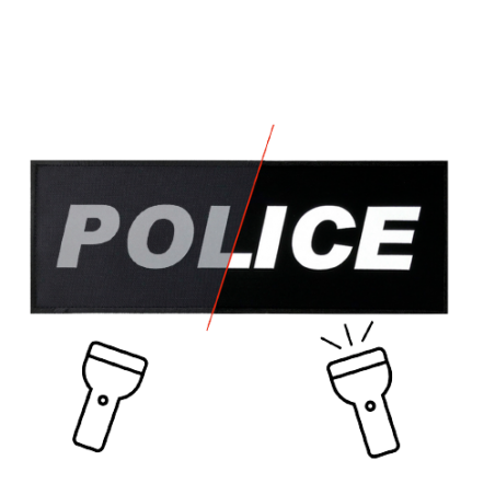Bande dorsale reflective POLICE