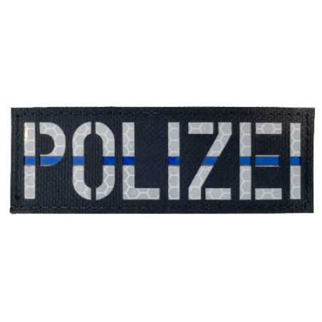 Badge POLIZEI IR "Thin Blue Line"