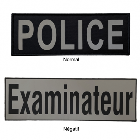 Bande dorsale rétro réfléchissante - PERSONNALISABLE