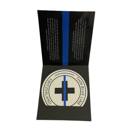 Drop Stop "Thin Blue Line Switzerland"