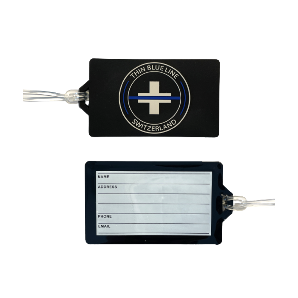 Luggage Tag "Thin Blue Line...