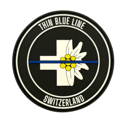 Badge rond Edelweiss "Thin...