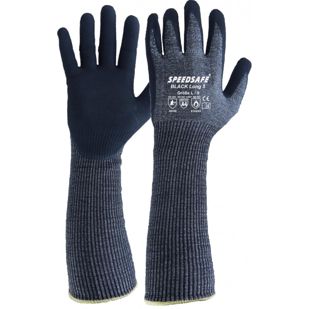 Gants Speedsafe Black Long 5