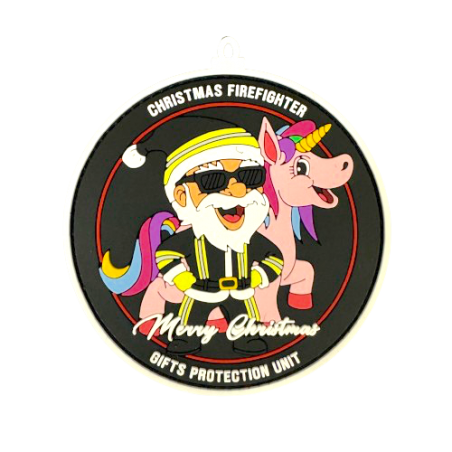 Badge POMPIER DE NOËL 2.0