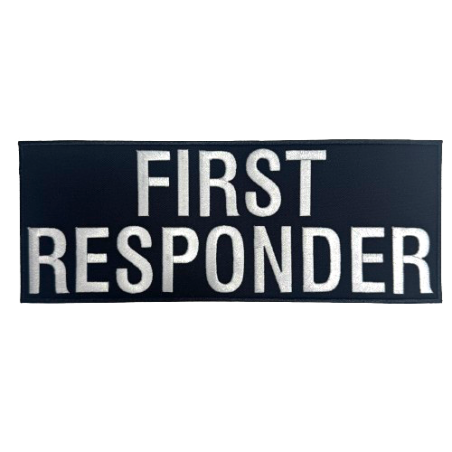 Bande dorsale FIRST RESPONDER - 2 lignes