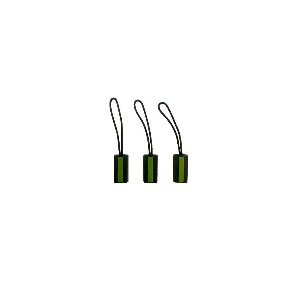 Zip tag "Thin Green Line" - 3x