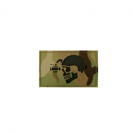 SKULL NVG IR Camo Abzeichen