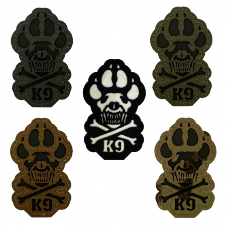 K9 SKULL IR Camo Abzeichen