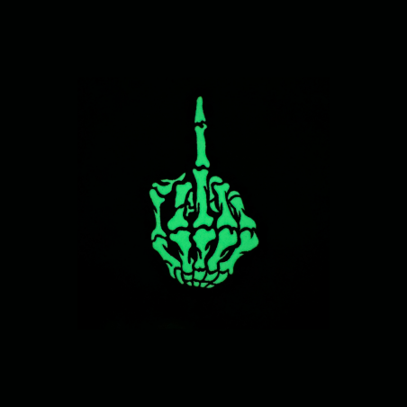 Badge FUCK SKULL IR