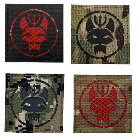Abzeichen SEAL TEAM 6 IR Quadrat
