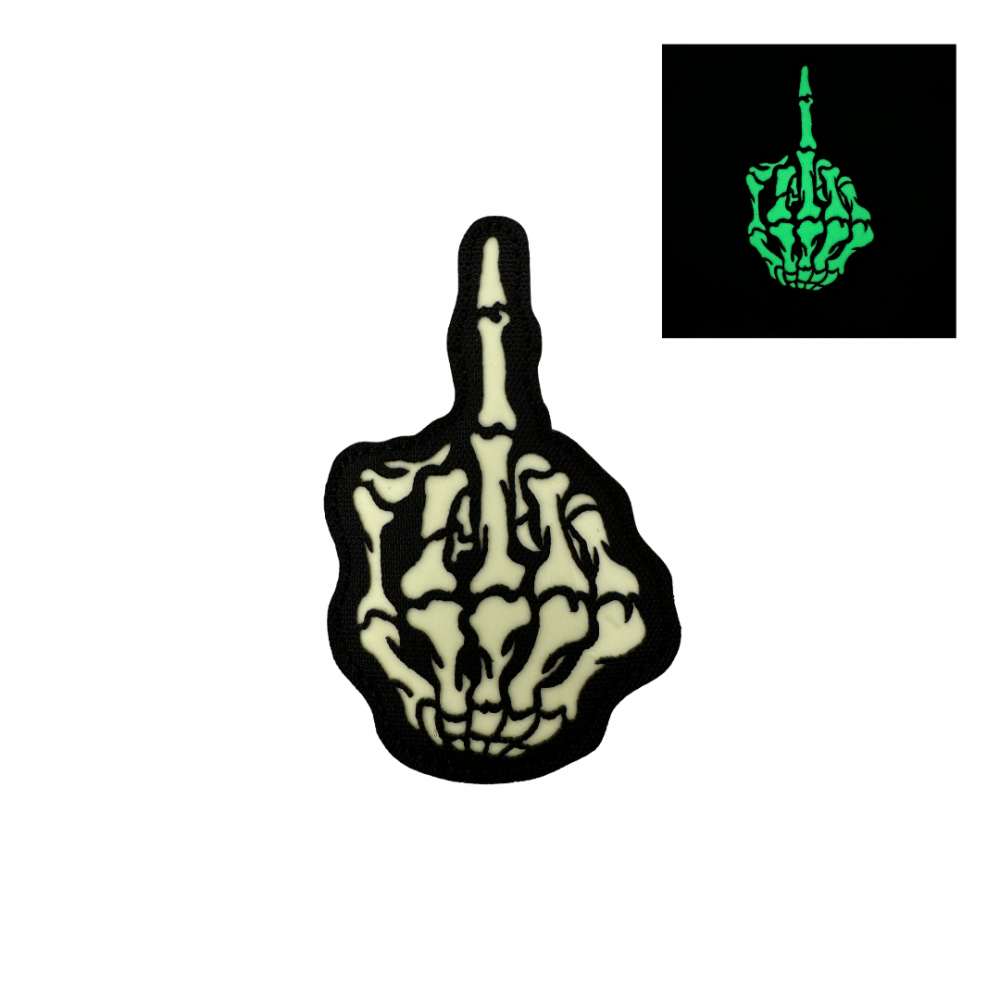 Badge FUCK SKULL IR