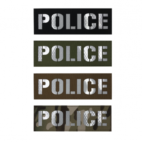 Badge POLICE Laser Cut - 15x5cm