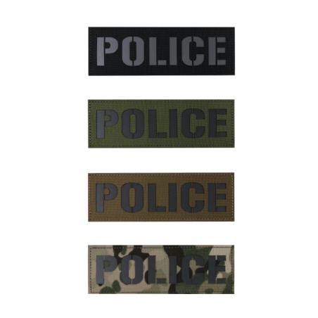 Badges POLICE Reflective - 10x3.5cm