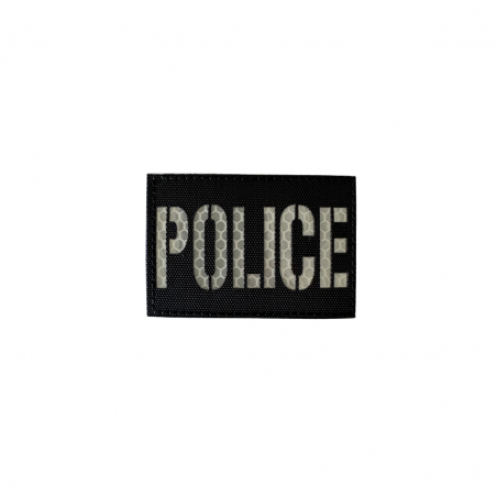 Badge POLICE Laser Cut - 7.5x5cm