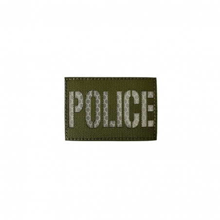 Badge POLICE Laser Cut - 7.5x5cm