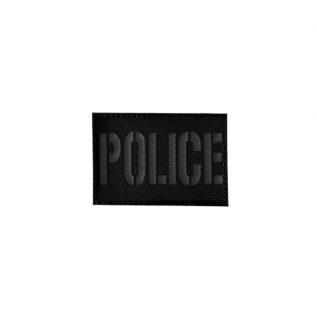 Badge POLICE Reflective - 7.5x5cm