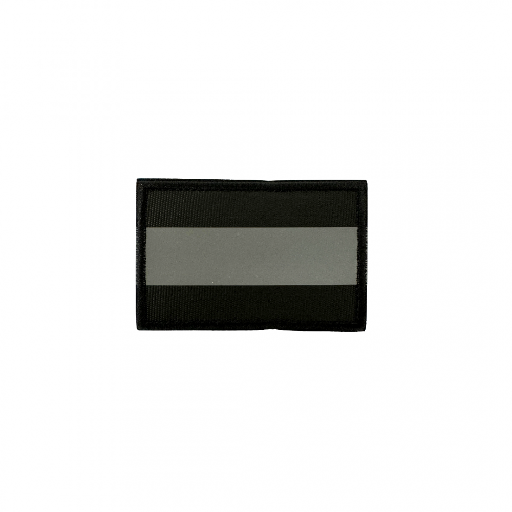 Badge reflective noir