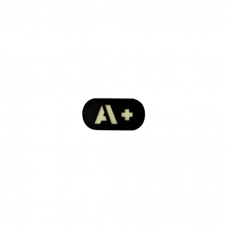 Badge Groupes sanguins noir - IR