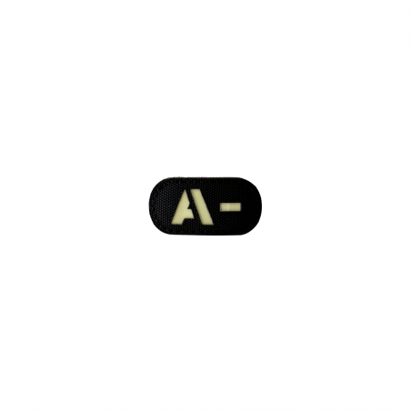 Badge Groupes sanguins noir - IR