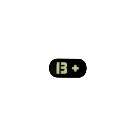 Badge Groupes sanguins noir - IR
