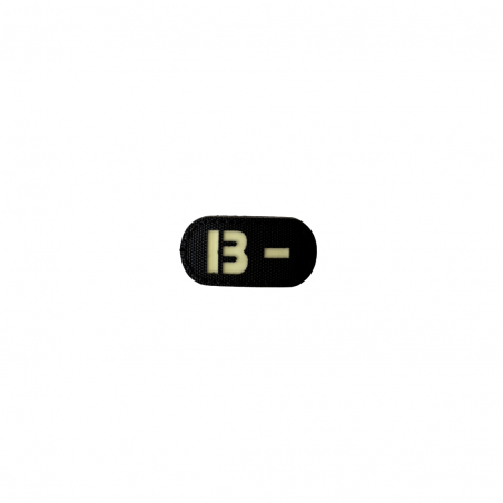 Badge Groupes sanguins noir - IR