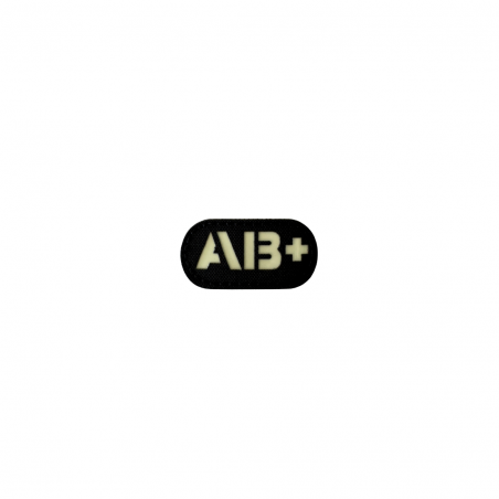 Badge Groupes sanguins noir - IR